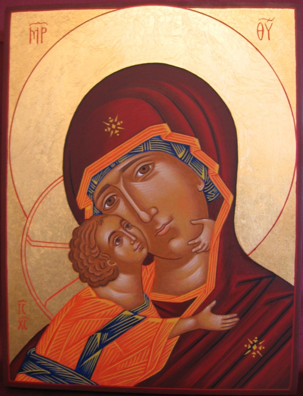 "Vierge de Vladimir" 13x17 cm